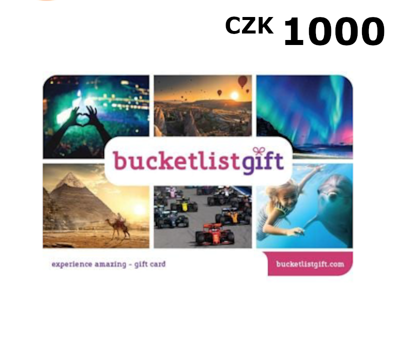 BucketlistGift 1000 CZK Gift Card CZ