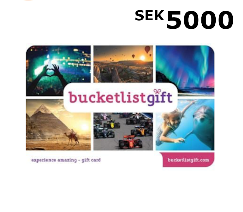 

BucketlistGift 5000 SEK Gift Card SE