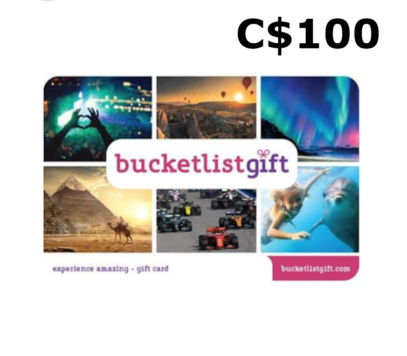 BucketlistGift C$100 Gift Card CA