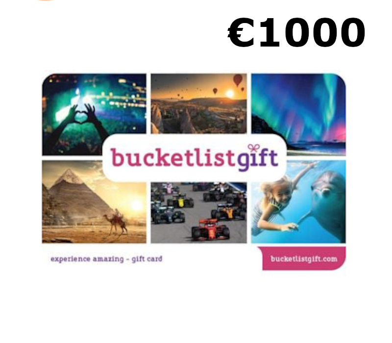 

BucketlistGift €1000 Gift Card AT