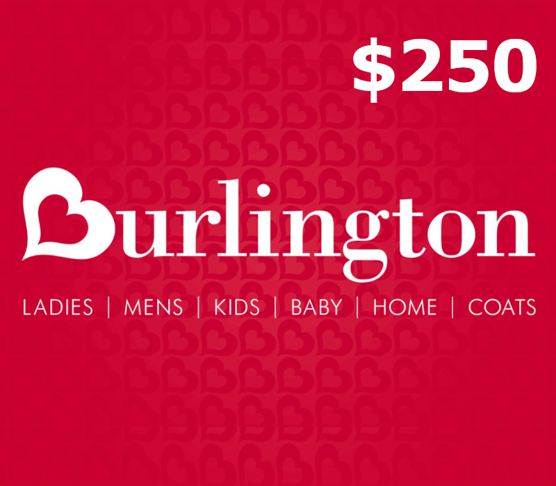 Burlington $250 Gift Card US