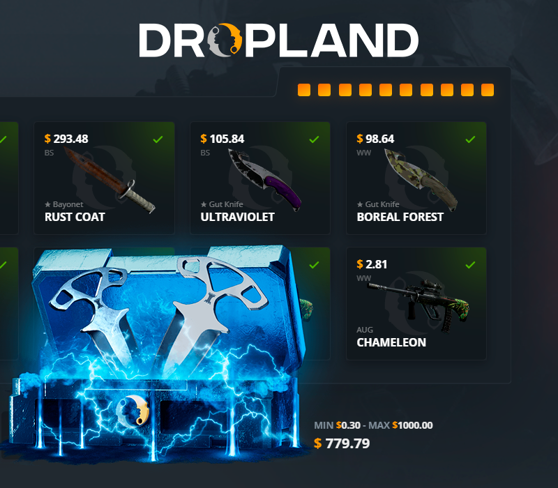 

CLASSIFIED VS. SHADOW-DAGGERS Random CS2 Skin Case Dropland.net Key