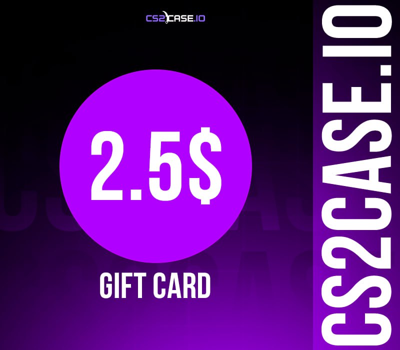 

CS2CASE 2.5 USD Gift Card