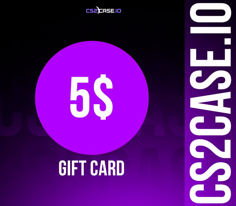 

CS2CASE 5 USD Gift Card