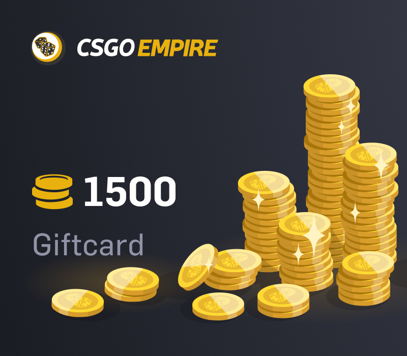 

CSGOEmpire 1500 Coin Gift Card