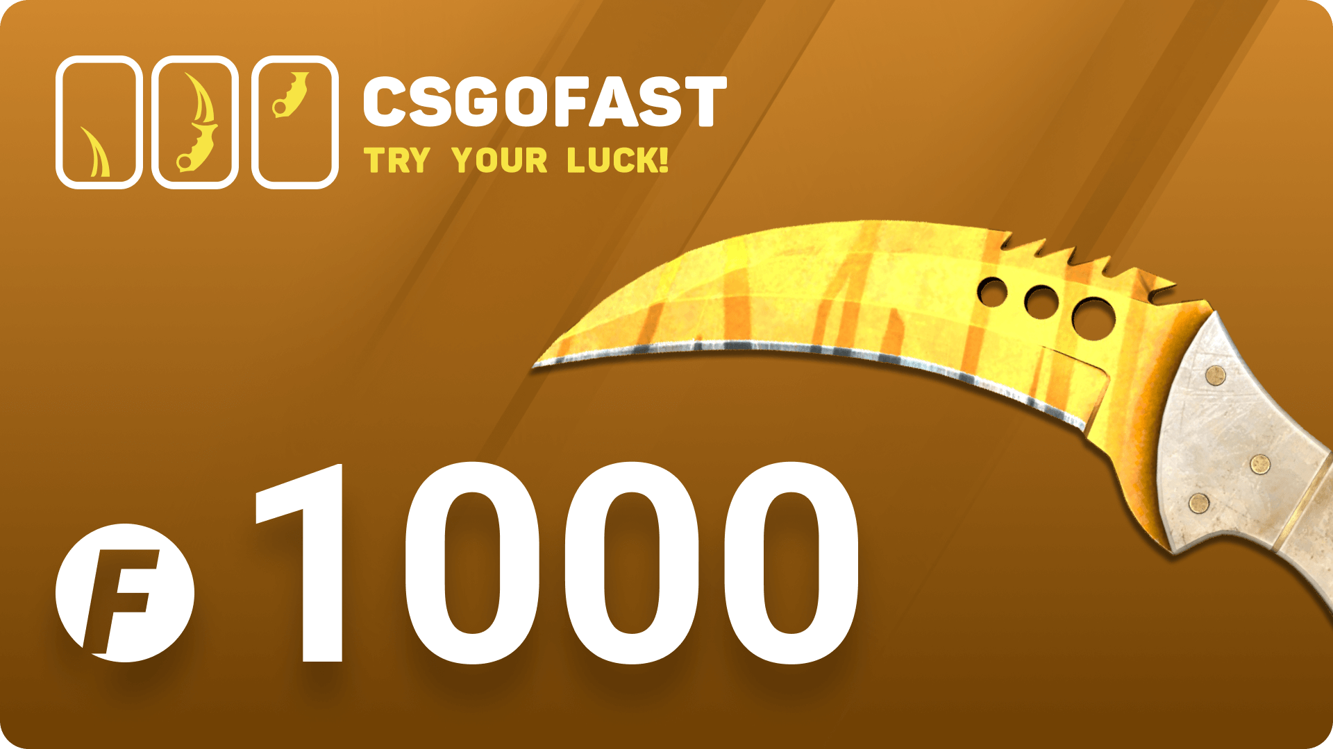 CSGOFAST 1000 Fast Coins Gift Card