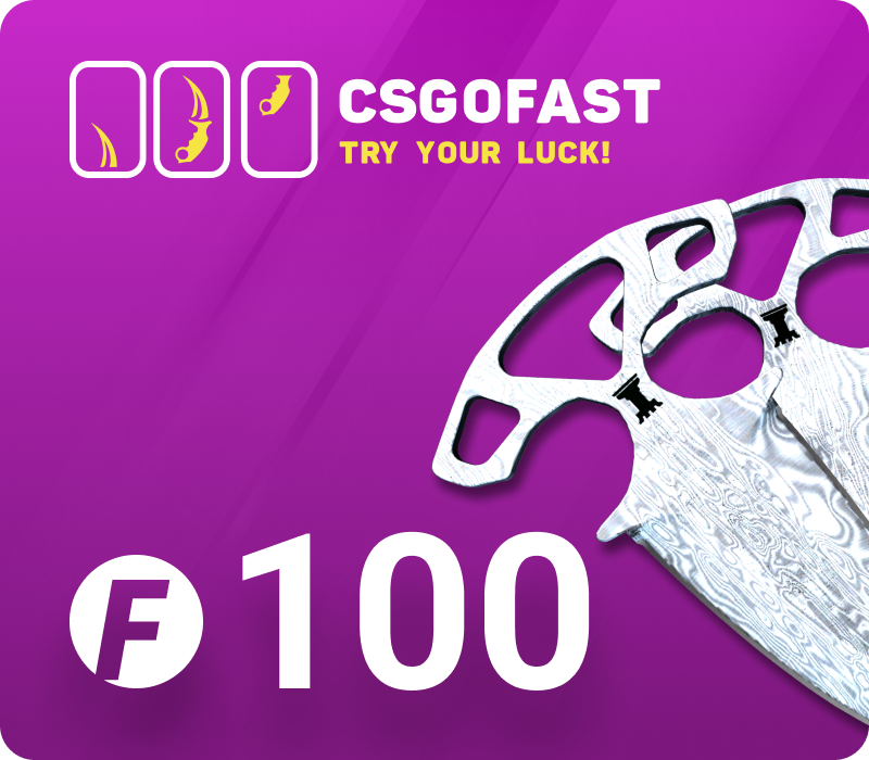 CSGOFAST 100 Fast Coins