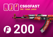 CSGOFAST 200 Fast Coins Gift Card