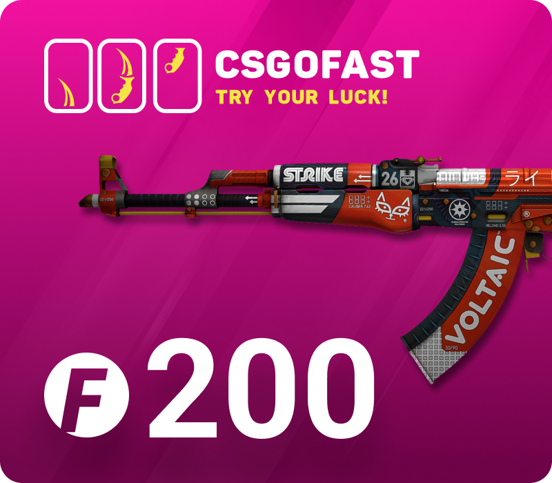 

CSGOFAST 200 Fast Coins Gift Card