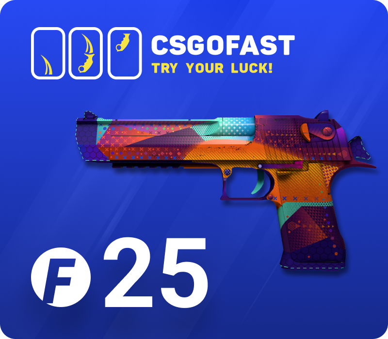 

CSGOFAST 25 Fast Coins Gift Card