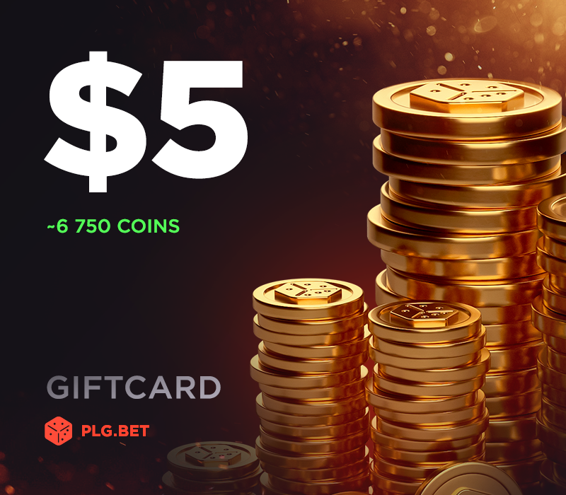 

PLG.BET $5 Gift Card