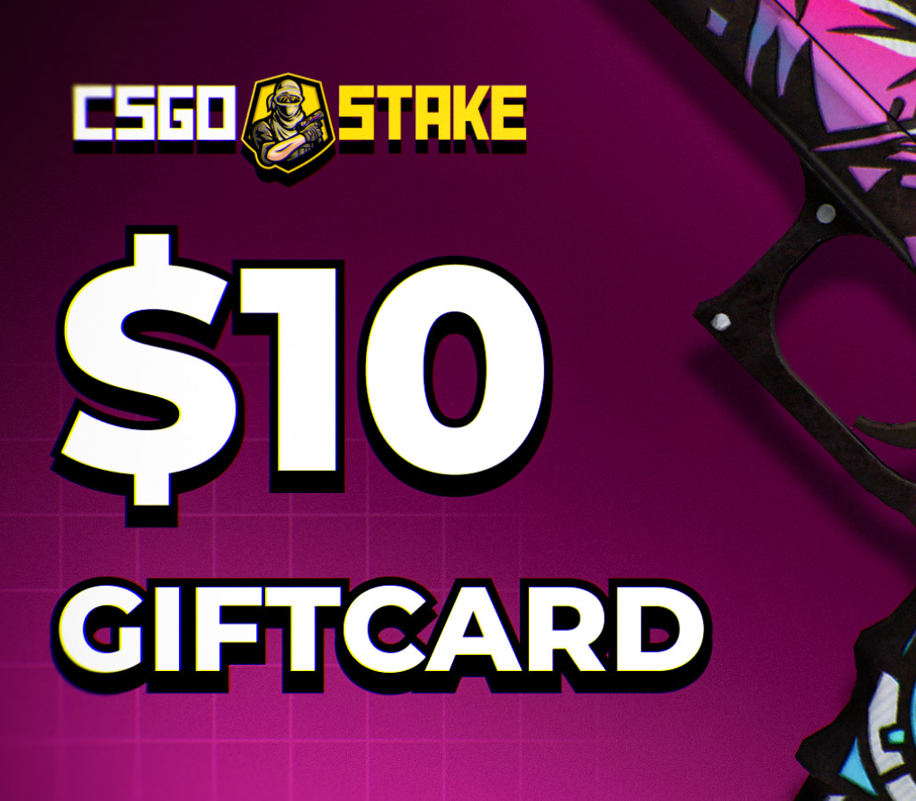 

CSGOStake.com $10 Gift Card