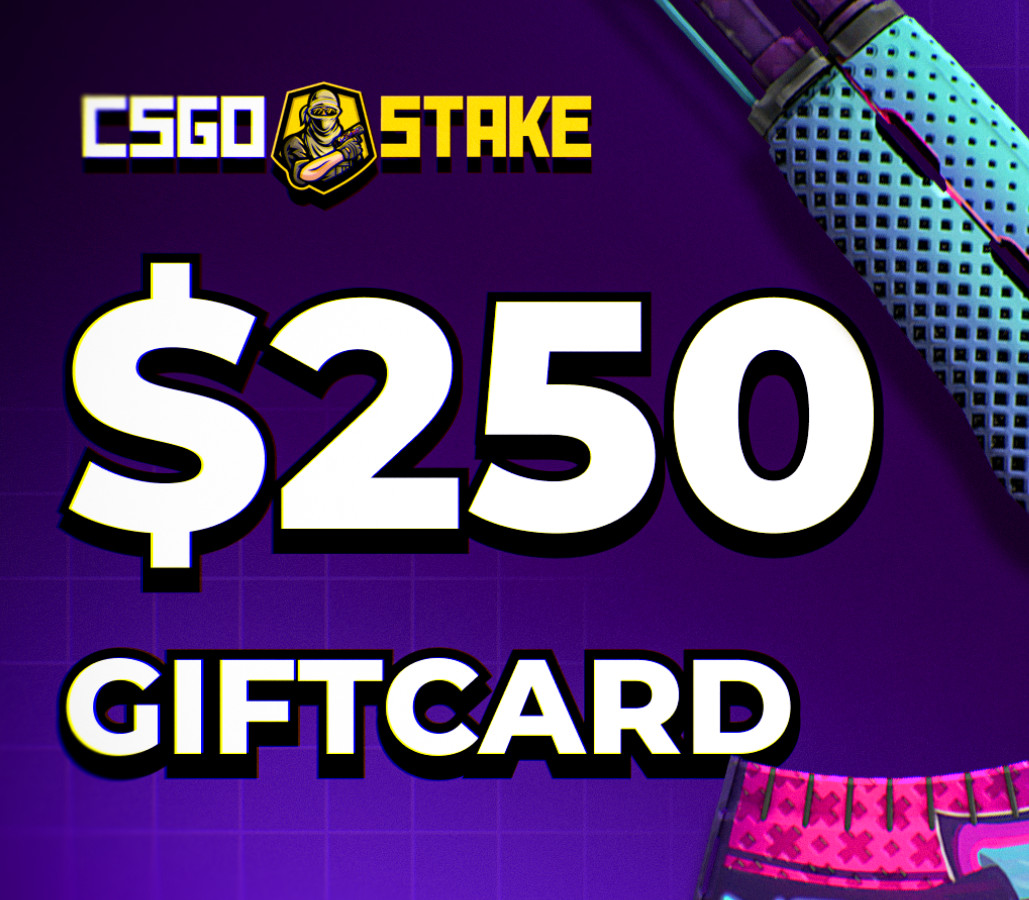 

CSGOStake.com $250 Gift Card