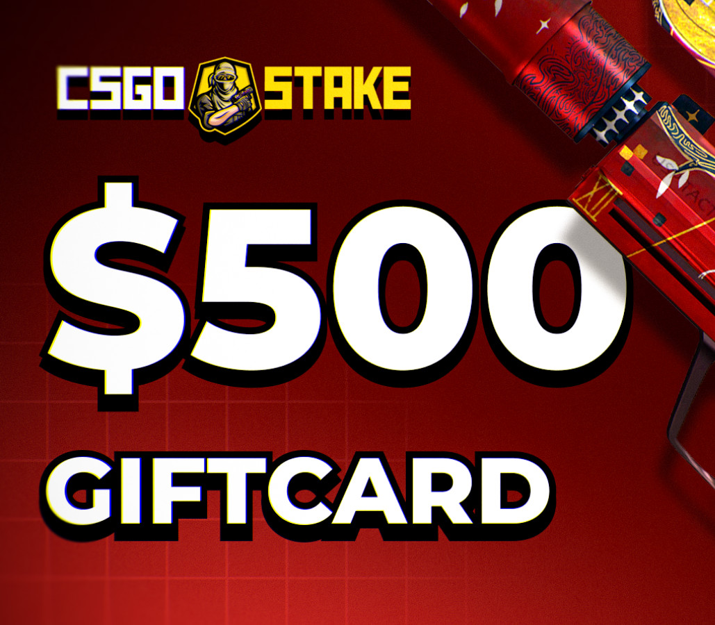 

CSGOStake.com $500 Gift Card