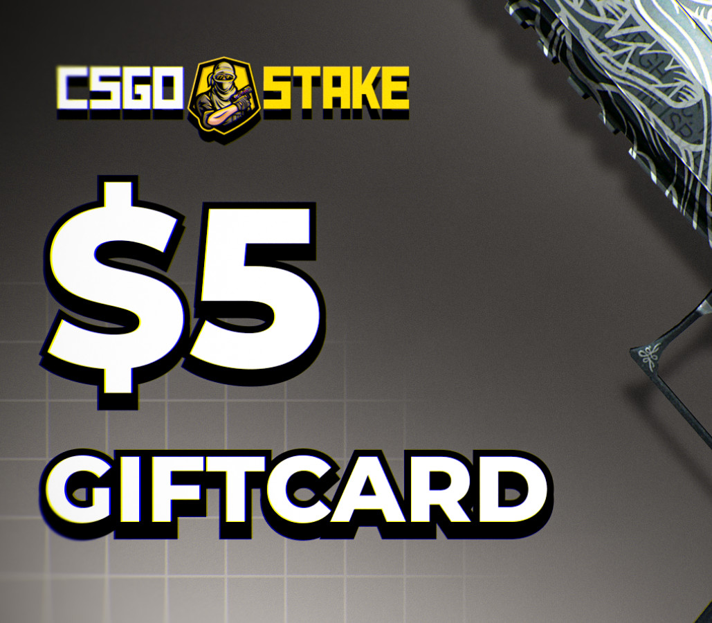 

CSGOStake.com $5 Gift Card