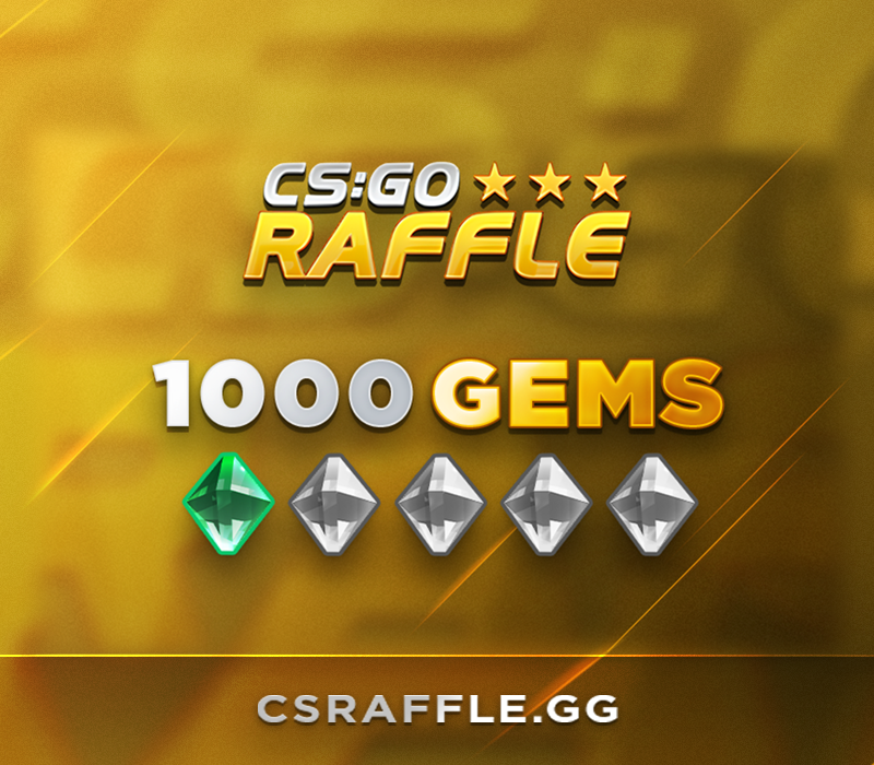 CSRaffle.gg - 1000 Gems Gift Card