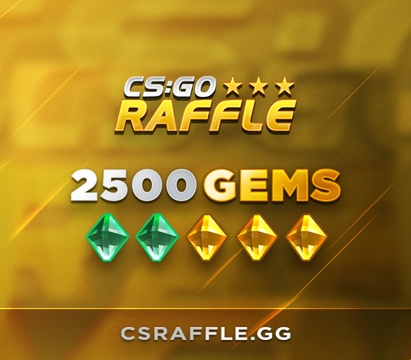 

CSRaffle.gg - 2500 Gems Gift Card