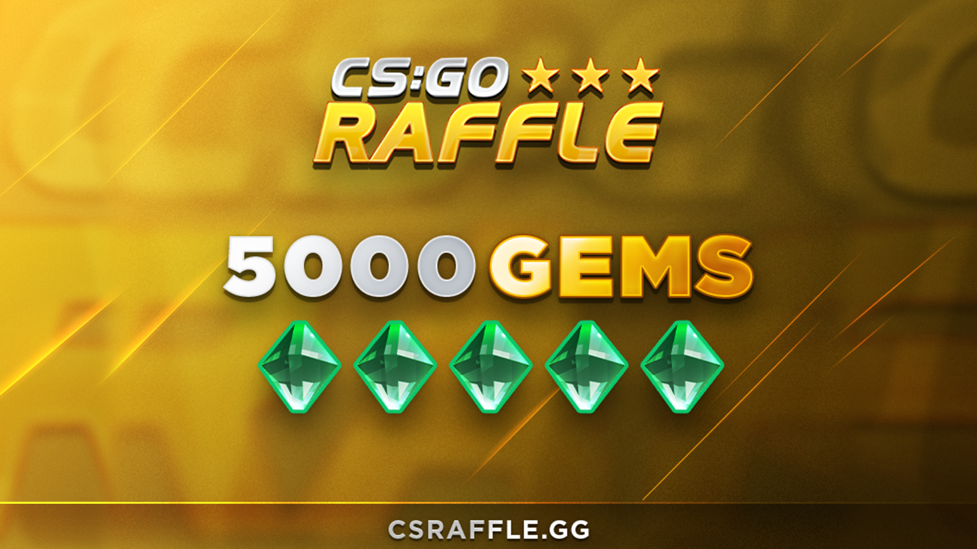CSRaffle.gg - 5000 Gems Gift Card