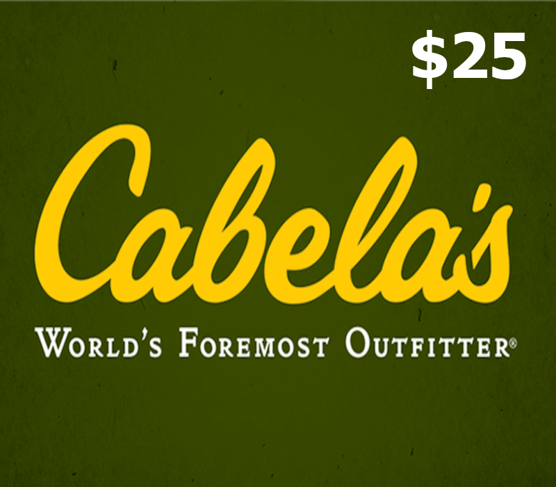 

Cabelas C$25 Gift Card CA