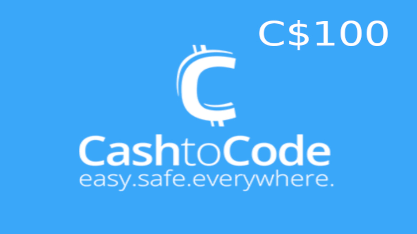 CashtoCode C$100 Gift Card CA
