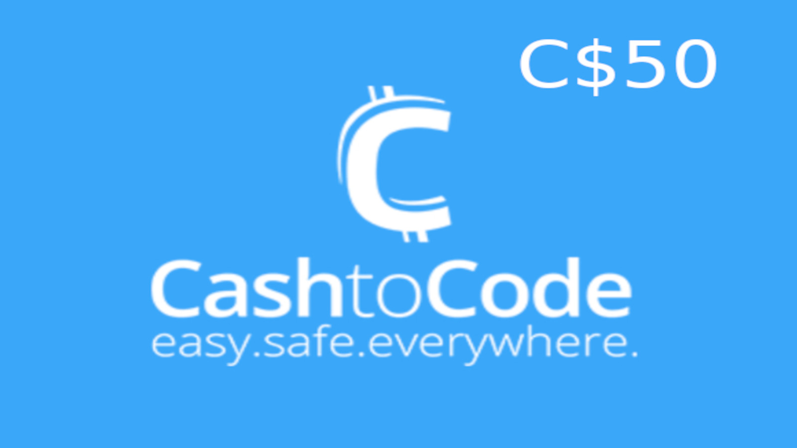 CashtoCode C$50 Gift Card CA