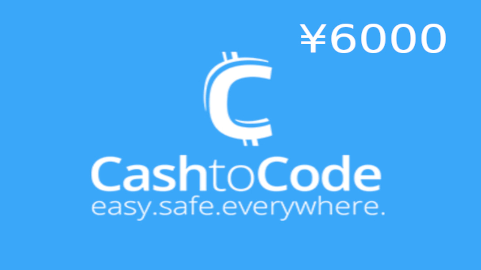 CashtoCode ¥6000 Gift Card JP