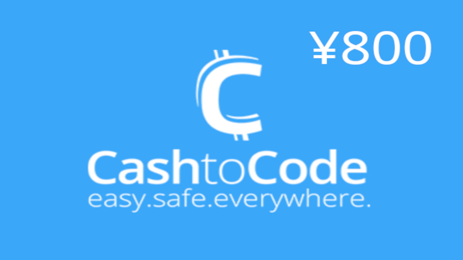 CashtoCode ¥800 Gift Card CN