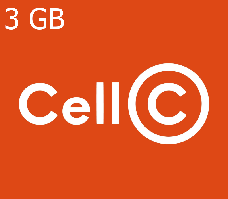 CellC 3 GB Data Mobile Top-up ZA