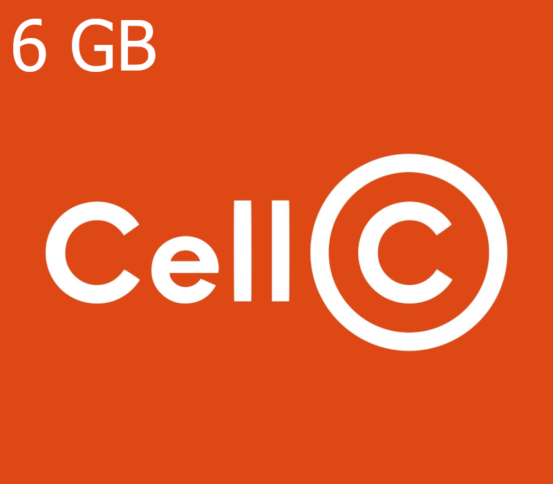 

CellC 6 GB Data Mobile Top-up ZA