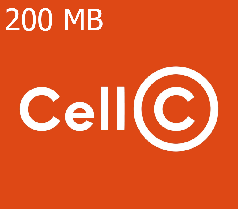 

CellC 200 MB Data Mobile Top-up ZA