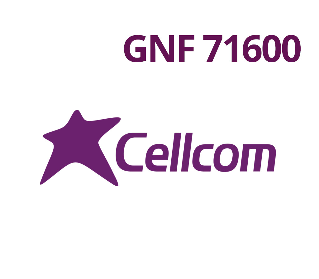 

Cellcom 71600 GNF Mobile Top-up GN