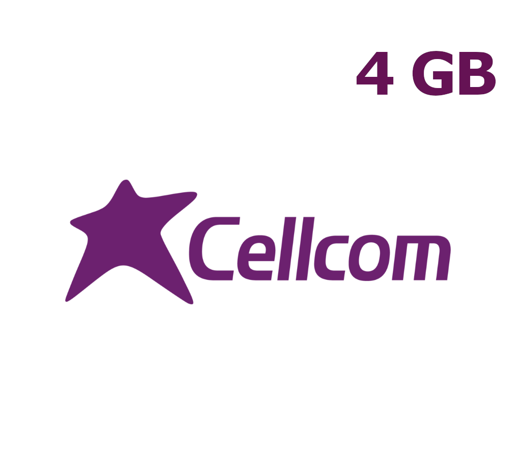 Cellcom 4 GB Data Mobile Top-up GN