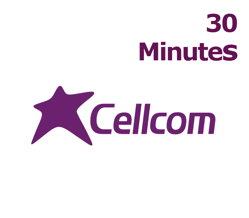 

Cellcom 30 Minutes Talktime Mobile Top-up GN