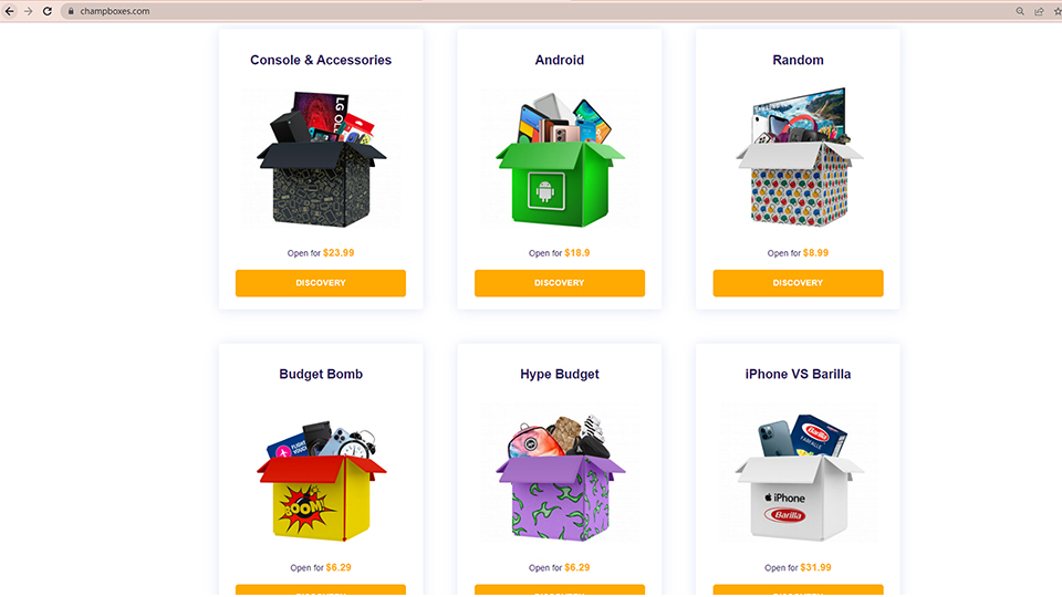 Champboxes 500 USD Gift Card screenshot 2