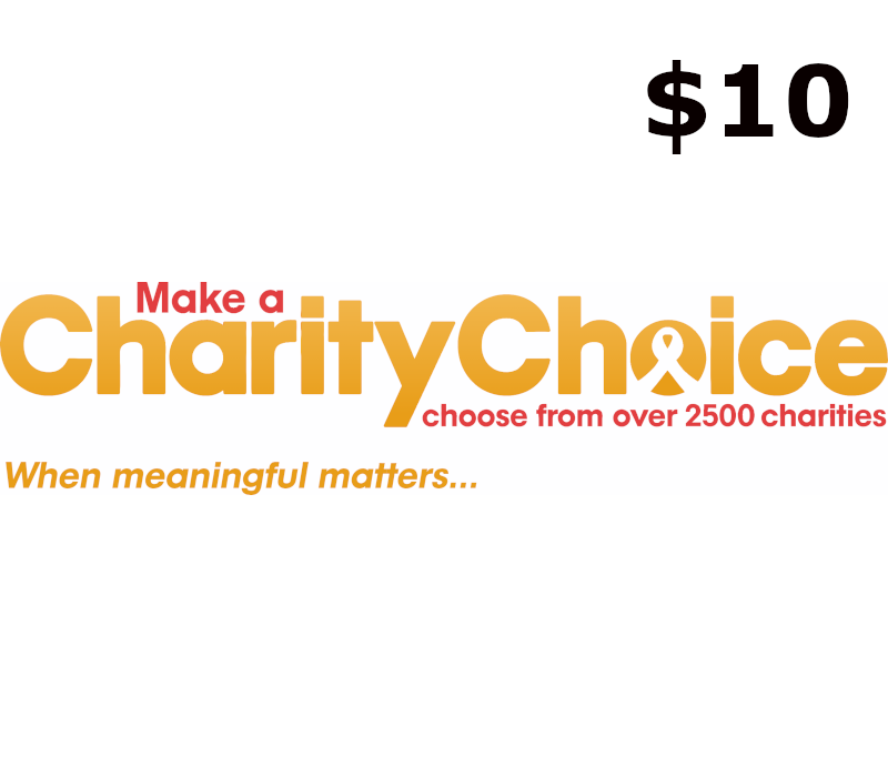 CharityChoice $10 Gift Card US