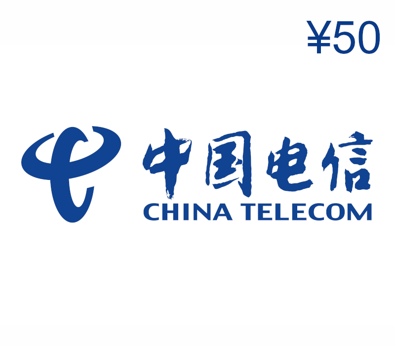 China Telecom ¥50 Mobile Top-up CN