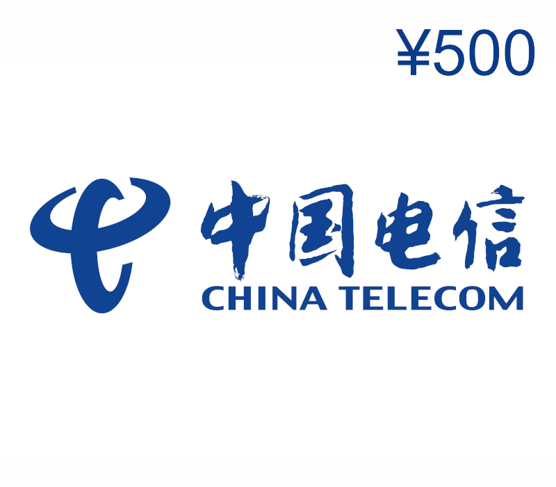 China Telecom ¥500 Mobile Top-up CN