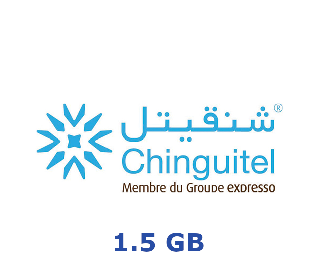 

Chinguitel 1.5 GB Data Mobile Top-up MR