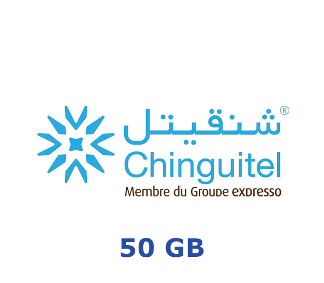 

Chinguitel 50 GB Data Mobile Top-up MR