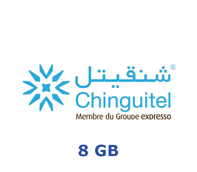 

Chinguitel 8 GB Data Mobile Top-up MR