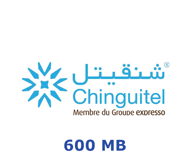 

Chinguitel 600 MB Data Mobile Top-up MR