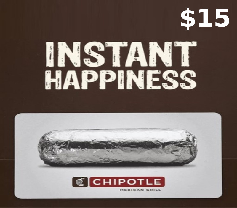 Chipotle $15 Gift Card US
