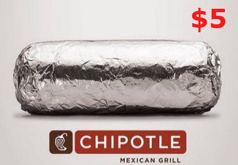 Chipotle $5 Gift Card US