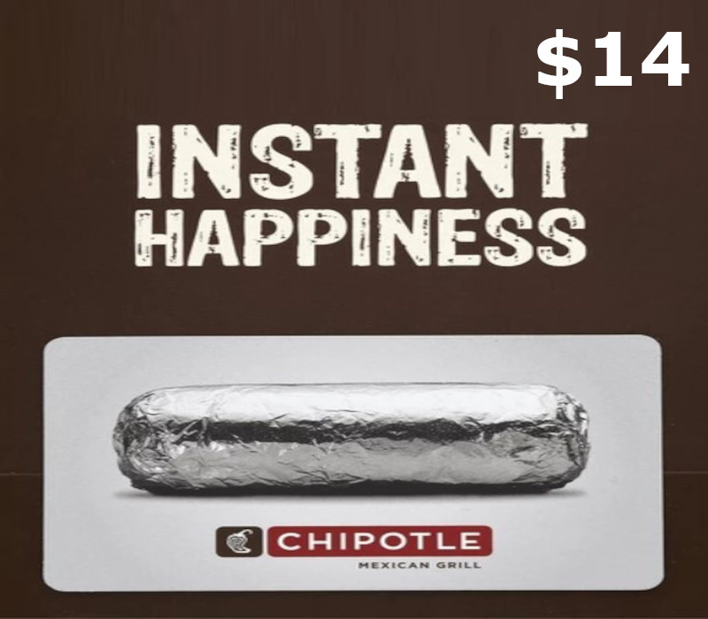 Chipotle $14 Gift Card US
