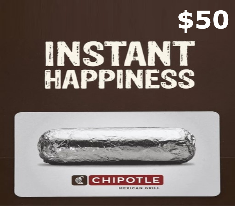 

Chipotle $50 Gift Card US