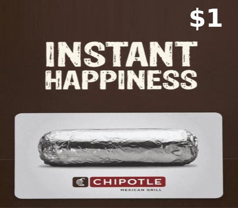 

Chipotle $1 Gift Card US