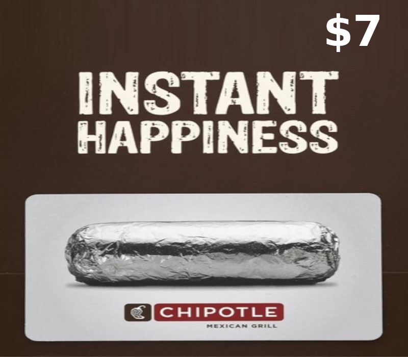 

Chipotle $7 Gift Card US