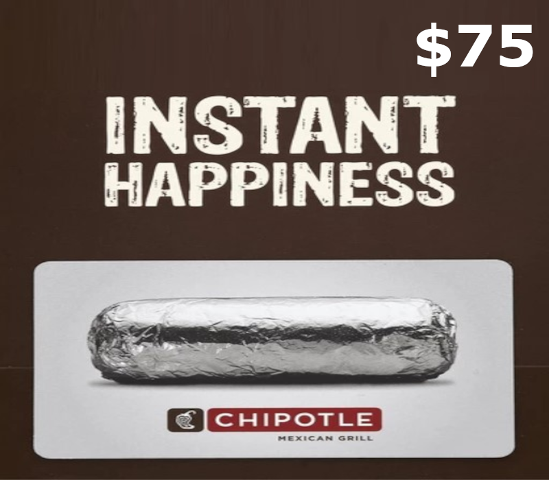Chipotle $75 Gift Card US