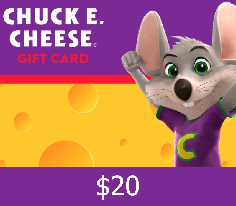 

Chuck E. Cheese $20 Gift Card US