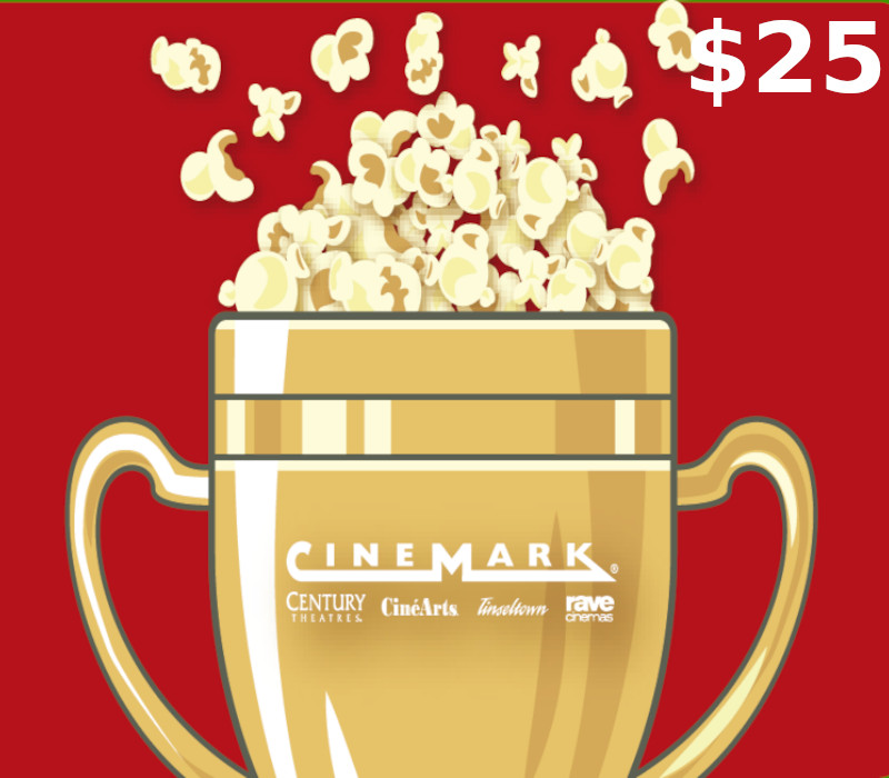 

Cinemark Theatres $25 Gift Card US